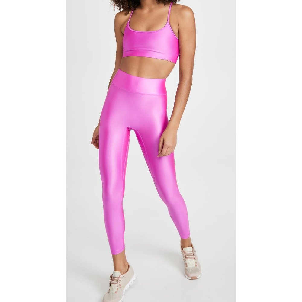 All Access Center Stage Leggings in Barbie Pink S